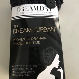 BRAND NEW DREAMDRY TURBAN DRIES HAIR QUICKLY NO FRIZZ FOR HAIR